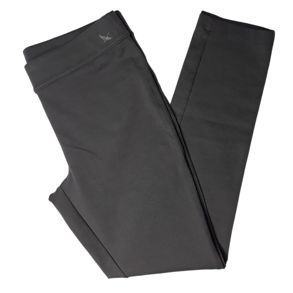 Eddie Bauer Heavyweight Gray Fitness Leggings Size 10